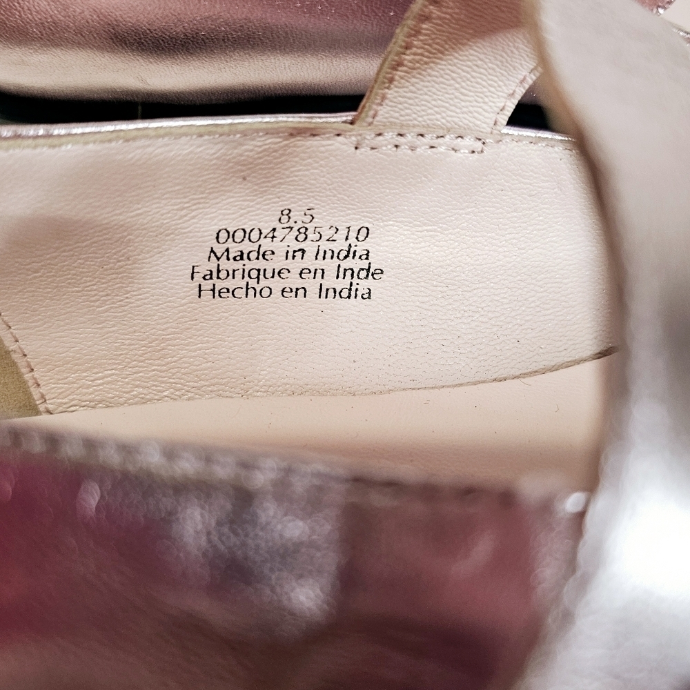 Free People Rumor Diamante Mary Janes Flats Pink Faux Leather - Picture 6 of 10